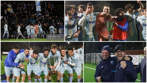 Calcio | L'Albissole trionfa in Coppa Promozione, gli scatti del 3-0 all'Angelo Baiardo e la festa biancoceleste (FOTOGALLERY)