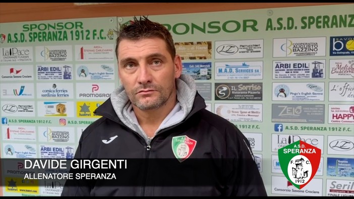Calcio, Speranza. Colpo da tre punti con il Savona, Girgenti: "Bravi a soffrire, ma i biancoblu sono i favoriti per la promozione" (VIDEO)