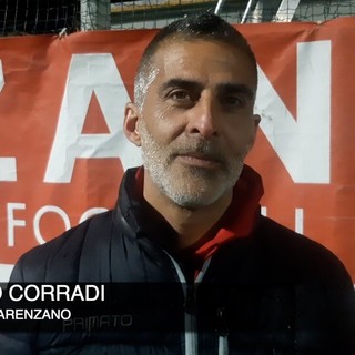 Calcio, Arenzano. Salvezza in cassaforte per mister Corradi: "Ho finito gli aggettivi per la mia squadra. Brava Cairese, è stata una partita entusiasmante" (VIDEO)