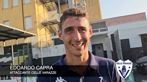 Calcio, Celle Varazze. Capra illumina il Riboli: "Peccato non aver chiuso prima la gara, ma l'Imperia ci ha reso la vita difficile" (VIDEO)