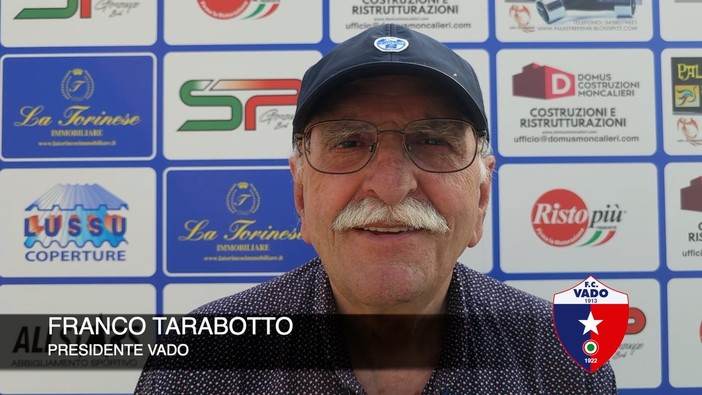 Calcio. Il Vado vince i playoff. Il presidente Tarabotto: "Dico grazie a tutti. Ripescaggio dai costi alti, valuteremo se rilanciare le nostre ambizioni anche l'anno prossio" (VIDEO)