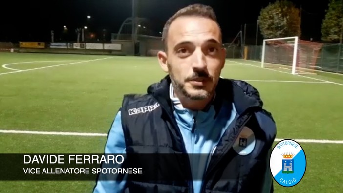 Calcio, Spotornese. Ferraro chiama l'ultimo step: "Manca ancora un po' di consapevolezza, ma i ragazzi crescono domenica dopo domenica" (VIDEO) Calcio, Spotornese. Ferraro chiama l'ultimo step: "Manca ancora un po' di consapevolezza, ma i ragazzi crescono domenica dopo domenica" (VIDEO)
