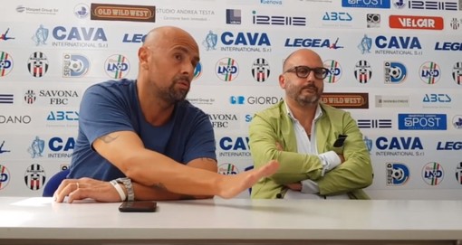 Calcio, Savona. La conferenza stampa integrale con il presidente Cavaliere, l'Assessore Scaramuzza e il Consigliere Fabio Siriani (VIDEO)