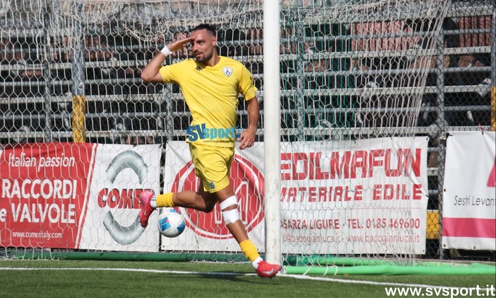 L'esultanza di Luca Donaggio L'esultanza di Luca Donaggio