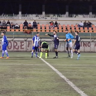 un'immagine della gara di andata