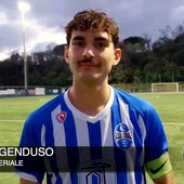 Calcio, Ceriale. Genduso gol e i biancoblu ora sono quarti: "Sono troppo contento, nonostante l'inferiorità numerica volevamo battere il Millesimo" (VIDEO)