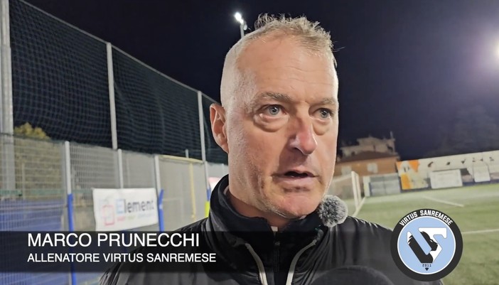 Virtus Sanremese. Prunecchi dopo l'1-1 con l'Albingaunia: &quot;Arbitro e vento hanno inciso sulla nostra gara&quot;