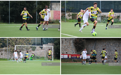 Calcio, Promozione. La Baia Alassio torna a vincere battendo il Finale 2-1: gli scatti del successo delle vespe (FOTOGALLERY)