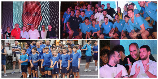 Calcio, Pietra Ligure: la fotogallery completa della Notte Biancoceleste