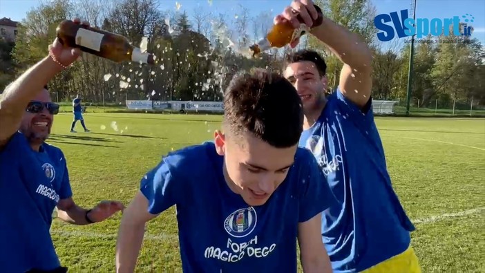 Calcio, Dego. Alessio Muca festeggia e rilancia: "Volevamo la promozione dalla scorsa estate, ora puntiamo anche alla Coppa" (VIDEO) Calcio, Dego. Alessio Muca festeggia e rilancia: "Volevamo la promozione dalla scorsa estate, ora puntiamo anche alla Coppa" (VIDEO)