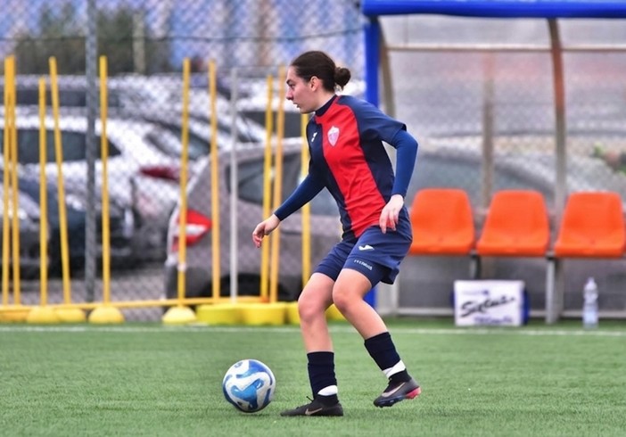 Daniela Patrone con la maglia del Vado