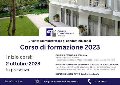 Sblocca il tuo futuro professionale: diventa amministratore di condominio con Camera Condominiale Varese Sblocca il tuo futuro professionale: diventa amministratore di condominio con Camera Condominiale Varese