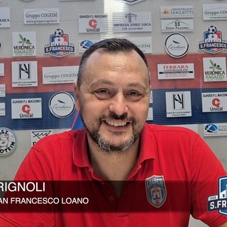 Calcio | San Francesco Loano. Fermata all'Ellena la V. Sanremese, Brignoli: "Prova matura, questa squadra non dovrà mai abbassare la testa" (VIDEO)