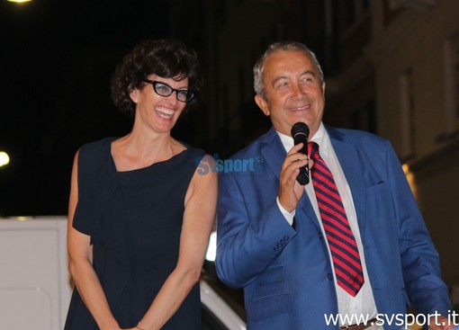 Roberto Patrassi e il sindaco Caprioglio