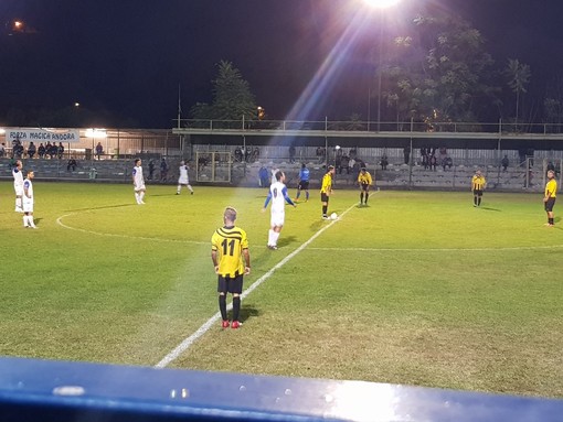 Calcio, Coppa Liguria di Seconda Categoria: le fiammate della Baia Alassio scottano l'AC Andora, i gialloneri passano 3-1 allo "Scirea"