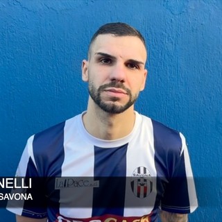 Calcio, Savona. Nelli gol contro il Pontelungo: "Contento, ma l'importante è che la squadra raggiunga il suo obiettivo. La gara con l'Albissole si prepara da sola"(VIDEO)