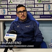 Calcio, San Francesco Loano. Il dg Burastero in panchina nel derby: "A un certo punto pensavo potessimo riprendere il Pietra, con questo spirito ci salveremo" (VIDEO) Calcio, San Francesco Loano. Il dg Burastero in panchina nel derby: "A un certo punto pensavo potessimo riprendere il Pietra, con questo spirito ci salveremo" (VIDEO)