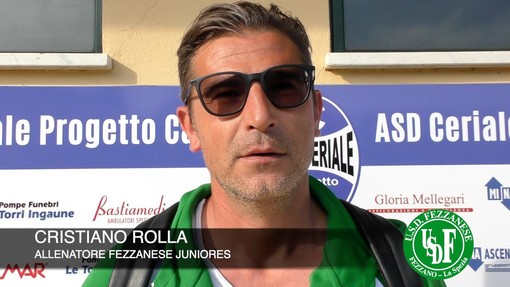 Calcio, Fezzanese. Mister Rolla rende l'onore delle armi al Ceriale: "Società e squadra stupende" (VIDEO) Calcio, Fezzanese. Mister Rolla rende l'onore delle armi al Ceriale: "Società e squadra stupende" (VIDEO)