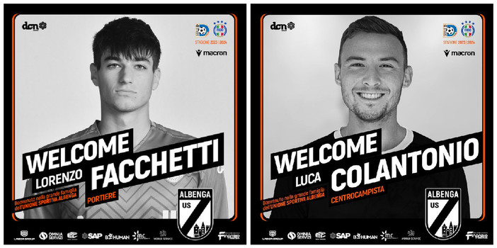 Calciomercato. Albenga ancora due colpi: dall'Albinoleffe arriva il portiere Facchetti, in mediana c'è Luca Colantonio Calciomercato. Albenga ancora due colpi: dall'Albinoleffe arriva il portiere Facchetti, in mediana c'è Luca Colantonio