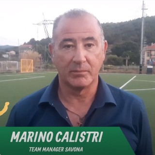 Calcio, Savona. Anche il team manager Calistri brinda al primo successo ufficiale: "Q&amp;V squadra ostica. La società sta crescendo in tutte le sue componenti" (VIDEO)
