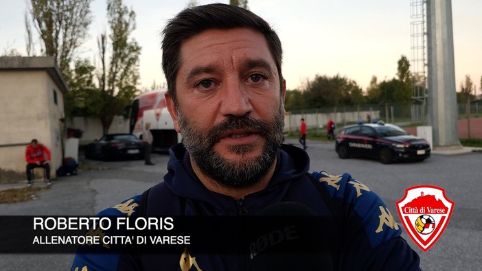 Calcio, Varese. Floris promuove il Varese visto al Chittolina: "Approccio importante. Le lamentele rossoblu? Sul loro gol c'era fallo..." (VIDEO)