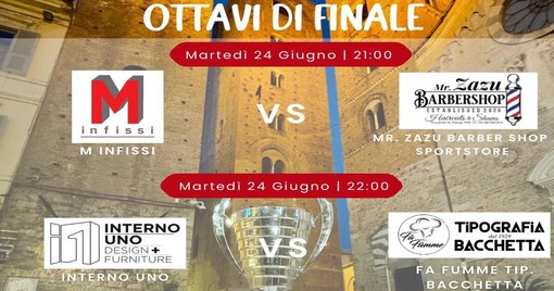 Quatro Trofeo Città di Albenga. La competizione entra nel vivo, dalle 21:00 scattano gli ottavi di finale Quatro Trofeo Città di Albenga. La competizione entra nel vivo, dalle 21:00 scattano gli ottavi di finale