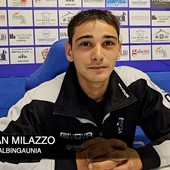 Calcio, Albingaunia. Milazzo spiega le difficoltà bianconere ad Andora: &quot;Male l'approccio, ma siamo riusciti a rimediare alla fine&quot; (VIDEO)