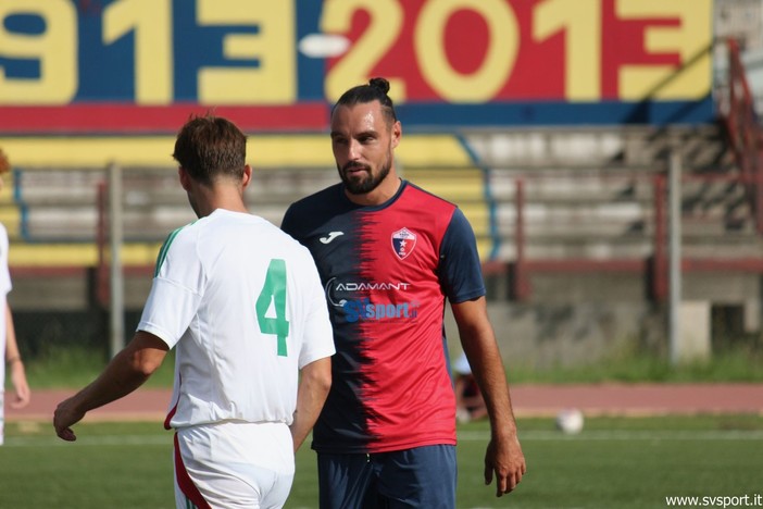 Luca Donaggio, in gol contro il Derthona Luca Donaggio, in gol contro il Derthona