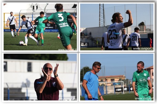 Calcio. All'Albenga la terza vittoria consecutiva, gli scatti del successo sulla Fezzanese (FOTOGALLERY)