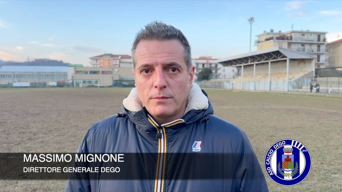 Calcio | Dego. Qualche rimpianto per il ds Mignone dopo la sconfitta con la V. Sanremese: "Abbiamo avuto le nostre occasioni. Per il campo possibili novità a fine mese" (VIDEO)