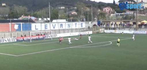 Calcio, Serie D. Il Sestri Levante piega il Vado con la doppietta di Forte. I gol del match (VIDEO)