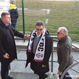 da sinistra Ivan Turola, il presidente Sgubin e Carlo Sergi, proprietario del 25% delle quote della Sana Sport &amp; Management