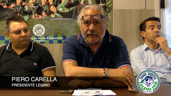 Calcio, Legino. Carella non nasconde le ambizioni: &quot;L'obiettivo resta l'Eccellenza, adesso siamo la prima squadra di Savona&quot; (VIDEO)