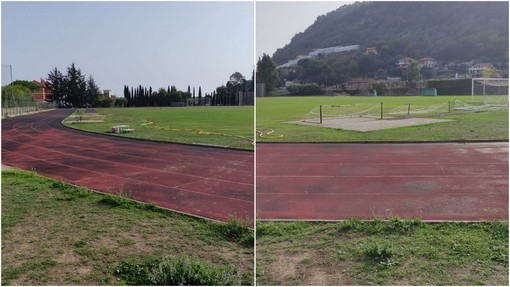 Il consigliere comunale di Vallecrosia Perri: &quot;Non c’è nessun progetto per il campo Zaccari” (Foto e video)