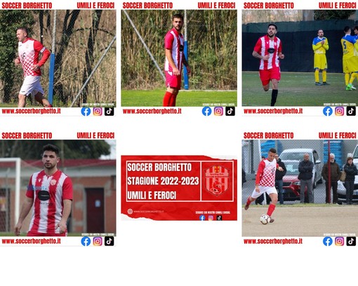 Calciomercato. E' cinquina di conferme per il Soccer Borghetto