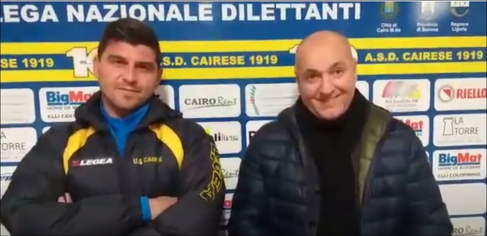 Calcio. Un vecchio amico della Cairese e di mister Alessi al "Brin". Luca Monteforte: "Con Diego comunanza di idee, ho ritrovato la società organizzata di sempre" (VIDEO) Calcio. Un vecchio amico della Cairese e di mister Alessi al "Brin". Luca Monteforte: "Con Diego comunanza di idee, ho ritrovato la società organizzata di sempre" (VIDEO)
