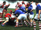 Una fase di gioco tra Cus Genova e Savona Rugby, nella foto di Roberto Roncallo (rugbytotale.blogspot.com)