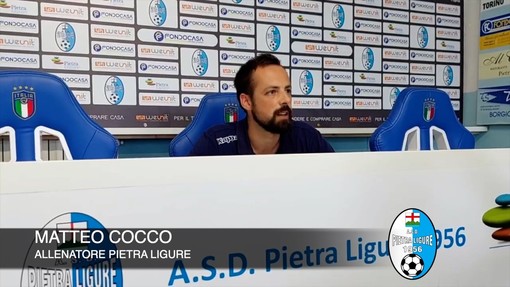 Calcio, Pietra Ligure. Cocco tiene la barra dritta: "Impossibile non soffrire in inferiorità numerica, ma la semina porta sempre un raccolto" (VIDEO)