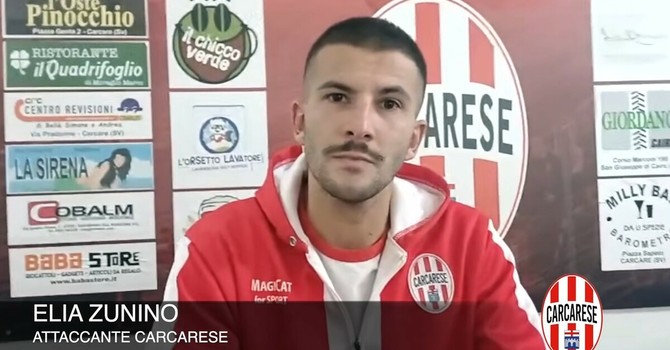 Calcio | Carcarese. Il gol di Zunino riprende l'Athletic: "Non abbianmo solo gioco ma anche carattere. Col Savona un doppio impegno tostissimo" (VIDEO)