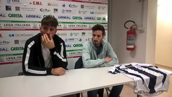 Savona Calcio, sono stati presentati i nuovi arrivi Pasqualini e Lulli Savona Calcio, sono stati presentati i nuovi arrivi Pasqualini e Lulli