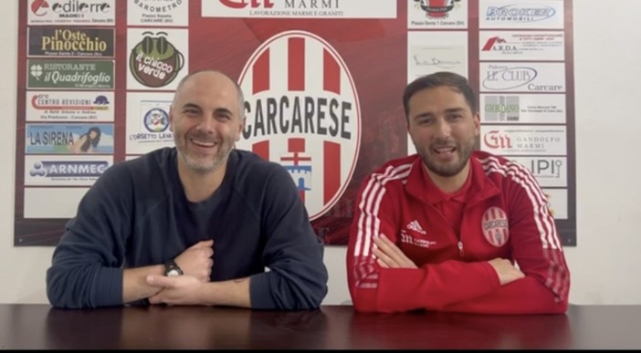 Calcio, Carcarese. L'utlima conferenza per Ponte ed Enrico Saviozzi: "Chiudiamo con un grande sorriso questa stagione" (VIDEO)