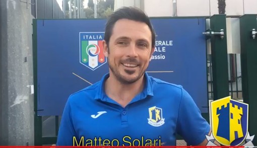 Calcio, Cairese. Solo una dedica per Matteo Solari: &quot;Carlo Pizzorno, dovunque sia, sarà contento della nostra vittoria&quot; (VIDEO)