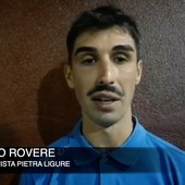 Calcio, Pietra Ligure. Fascia al braccio nella prima vittoria stagionale per Edoardo Rovere: &quot;C'è più responsabilità soprattutto verso i giovani&quot; (VIDEO)