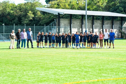 Calcio. Un altro passo avanti per il Ceriale,  inaugurato il campo a 9 "Merlo B" (VIDEO)