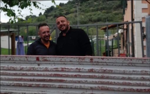 Calcio. Partnership in vista tra Borgio Verezzi e Soccer Borghetto? Il presidente Ferrara ha fatto visita a Marco Pizzorno
