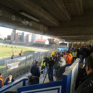 Momenti di tensione al Bacigalupo, quando i tifosi contestarono Marco Barghigiani