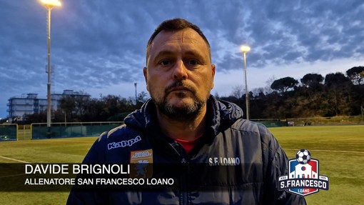 Calcio, San Francesco Loano. Brignoli punge l'orgoglio dei rossoblu: "Questa squadra ha voglia di lottare? Ma io non mi arrendo" (VIDEO)
