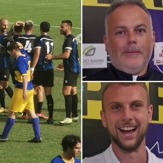 Calcio, L'Imperia resta a -7 dall'Albenga grazie anche alla tripletta di Polisena: "E non sono ancora al meglio" (VIDEO)