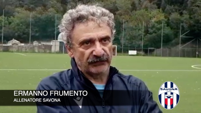 Calcio, Savona. Frumento in chiaroscuro dopo il 2-1 allo Speranza: "Ragazzi eccezionali, ma stiamo raschiando il fondo del barile" (VIDEO)
