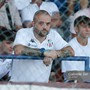 mister Sapero in tribuna dopo l'espulsione in Savona - Albissole mister Sapero in tribuna dopo l'espulsione in Savona - Albissole